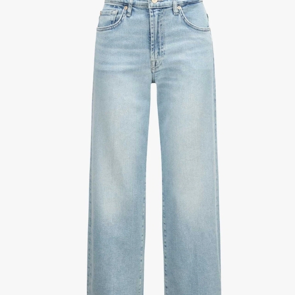 7 For All Mankind Stovepipe Straight Leg Jean Women's color Frozen